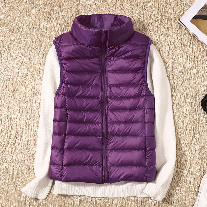 Nijboermode™ Sofie – stijlvolle paarse bodywarmer