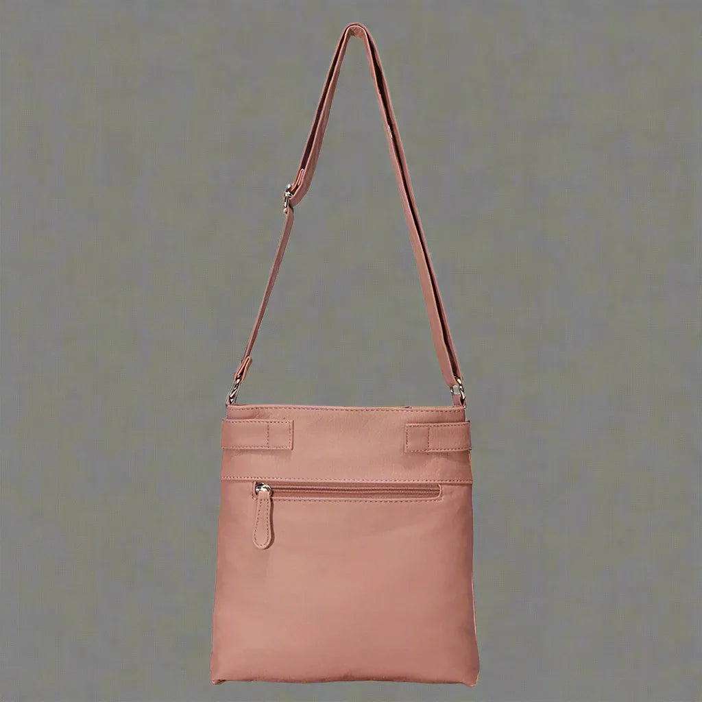 Nijboermode™ Zara | Zacht leren schoudertas met meerdere vakken
